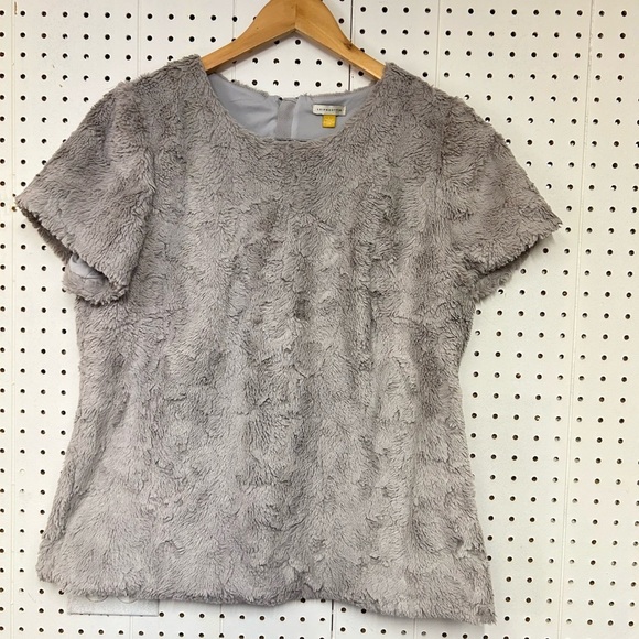 Anthropologie Leiftdottir Faux Fur Top - Picture 2 of 4